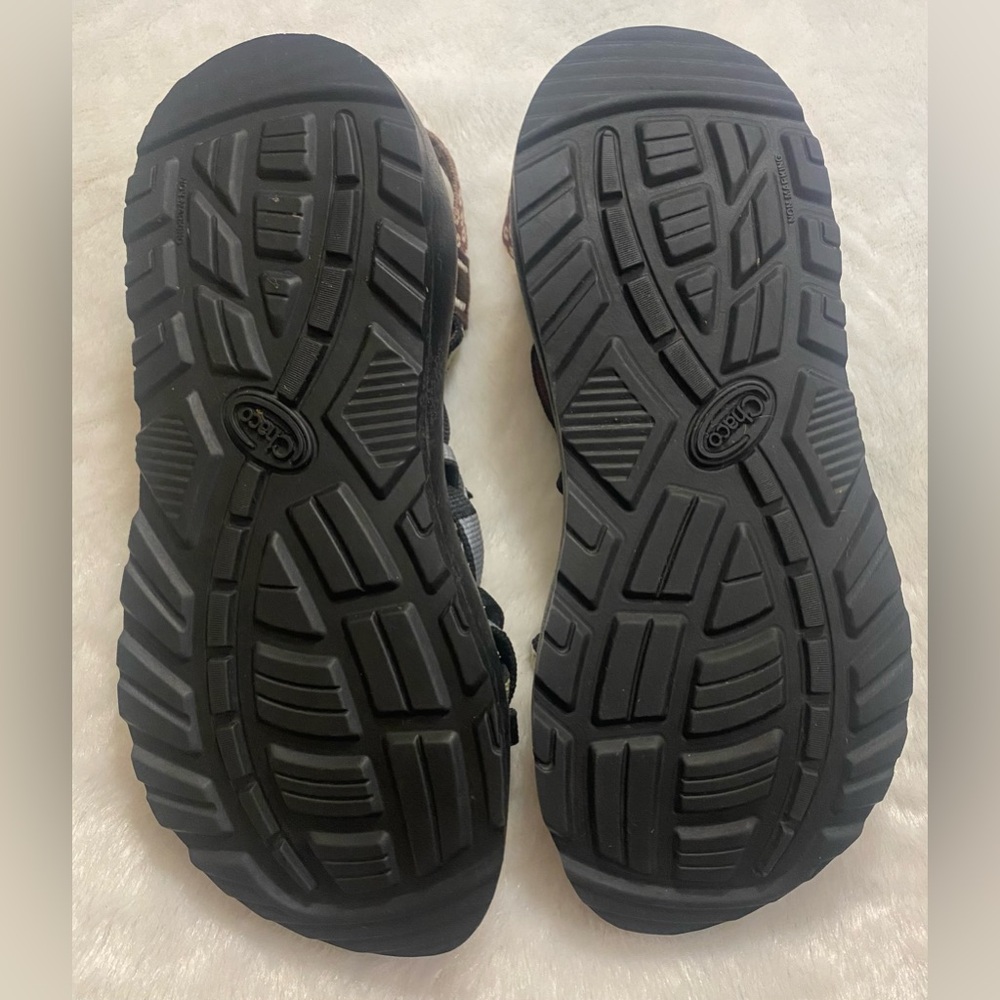 Chaco Brown and Black Patterned Sandals - Picture 6 of 8